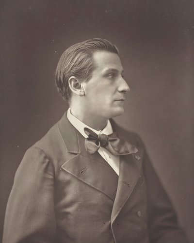François Coppée, poète et romancier français, 1842-1908, vers 1876 - Nadar
