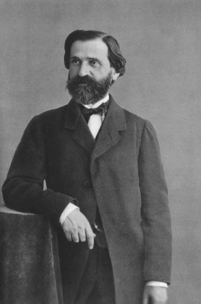 Giuseppe Verdi 1813-1901, compositeur romantique italien, principalement d