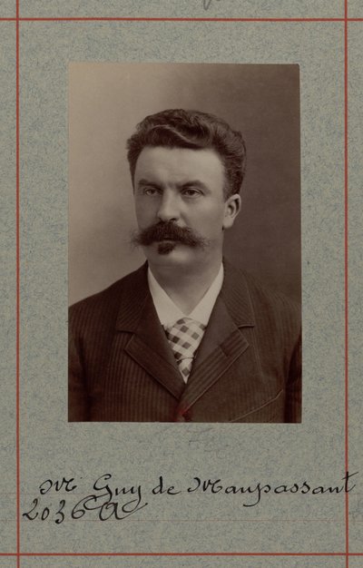 Guy de Maupassant - photo atelier Nadar - Nadar