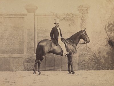 Homme à cheval, vers 1860s - Nadar
