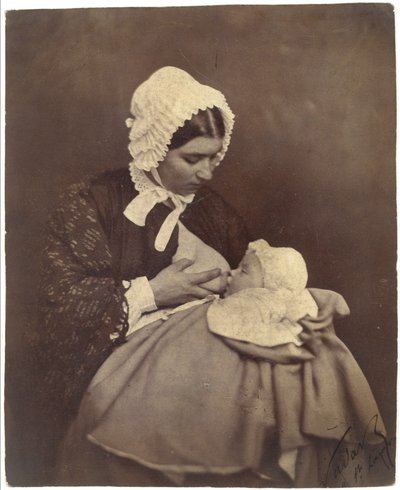Paul Nadar au sein de sa nourrice - Nadar