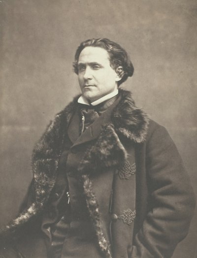 Portrait de La Fontaine, vers 1854-1860 - Nadar
