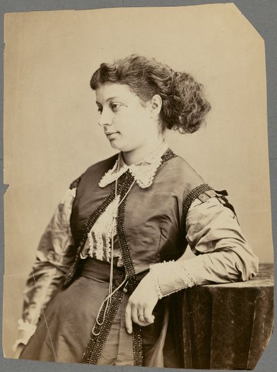 Mme Lina Sand [née Calamatta] - Nadar [Gaspard Félix Tournachon]