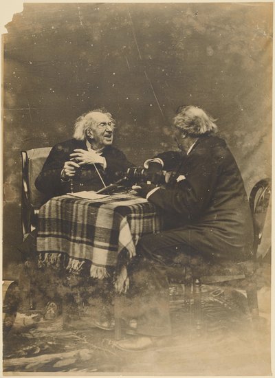 [Nadar avec Marie-Eugène Chevreul à l