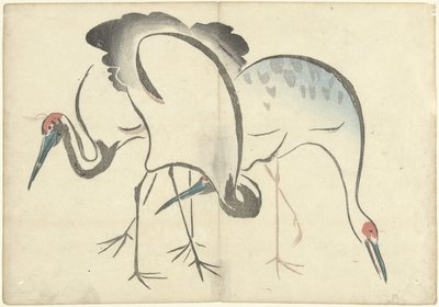Trois grues - Nakamura Hochu