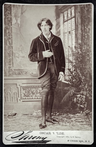 Oscar Wilde en Amérique en 1882 - Napoleon (after) Sarony