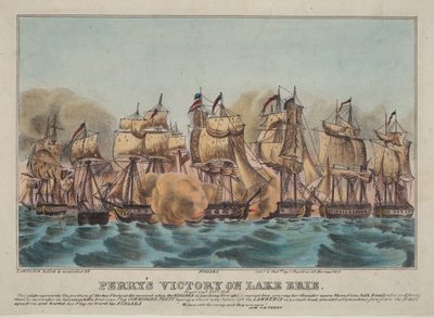 La victoire de Perry sur le lac Érié - Napoleon Sarony