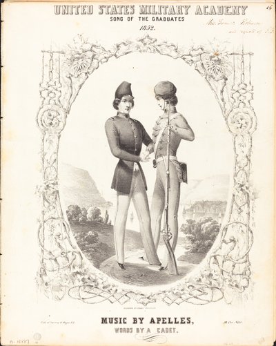 Académie militaire des États-Unis, Chant des diplômés - Napoleon Sarony, after James McNeill Whistler