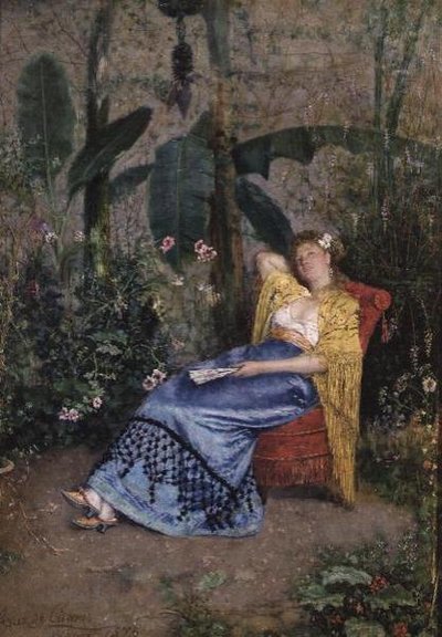 Sieste dans le Jardin - Narcisco Ruiz de Caceres