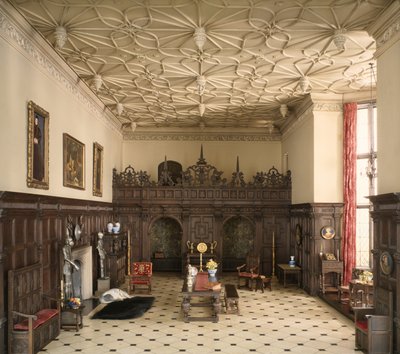 E-1: Grande salle anglaise de la fin de la période Tudor, 1550-1603 - Narcissa Niblack Thorne