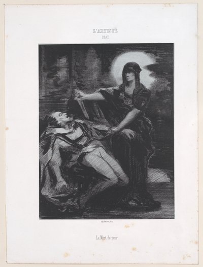 La mort de peur - Narcisse Virgile Diaz de la Peña