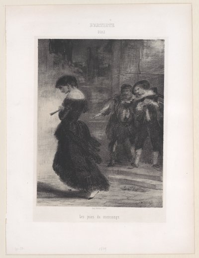 Les joies du mensonge, 1830-76 - Narcisse Virgile Diaz de la Peña