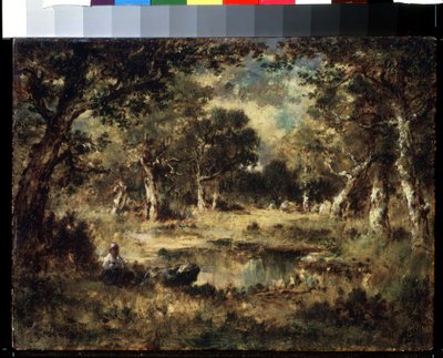 Paysage de forêt - Narcisse Virgile Diaz de la Peña