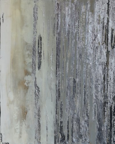 Abstrait métallique moderne - Natalie Avondet