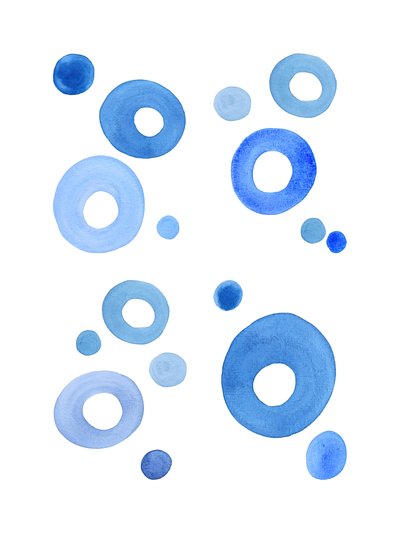 Bulles bleues - Natalie Bruns
