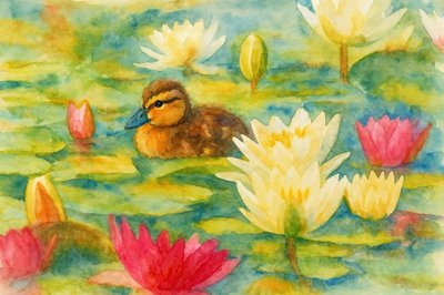 Un caneton parmi les lys - Natalie Bruns