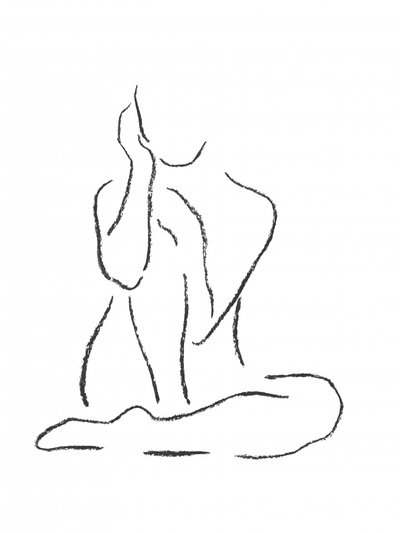 Élégante silhouette assise - Natalie Bruns