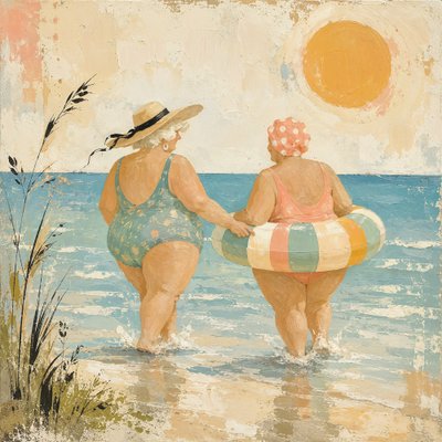 Une joyeuse balade sur la plage - Natalie Bruns