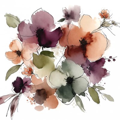 Bouquet floral aux tons discrets - Natalie Bruns