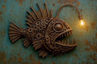 Lampe « Lotte » de style steampunk - Natalie Bruns