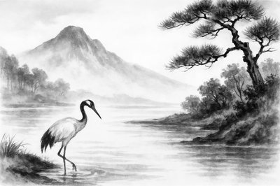 Scène paisible au lac Crane - Natalie Bruns