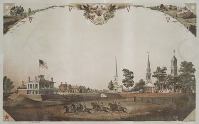 Vue de la place publique, Atlanta, Géorgie - Nathan B. Abbott