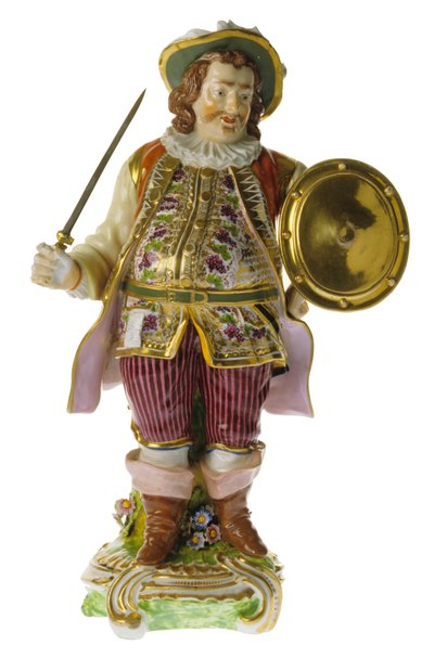 Figure en porcelaine anglaise du XVIIIe siècle de l