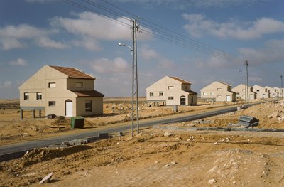 Nouvelles maisons pour les colons israéliens à Moshav Kadesh Barnea alias Moshav Nizzana dans le désert - Nathan Benn