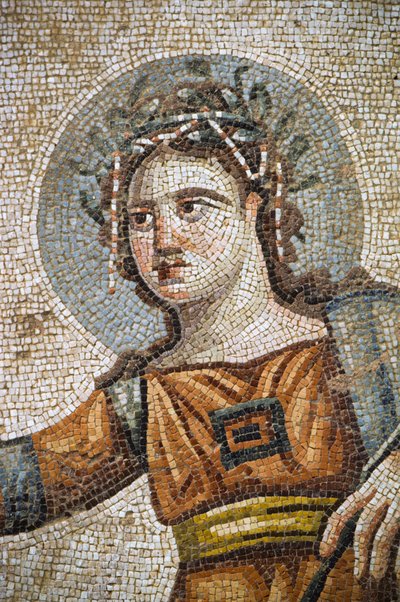 Mosaïque romaine dans la villa Maison d