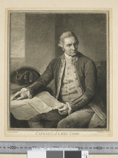 Capitaine James Cook, gravé par J. K. Sherwin (1751-90), c.1773-84 (gravure) - Nathaniel (after) Dance Holland