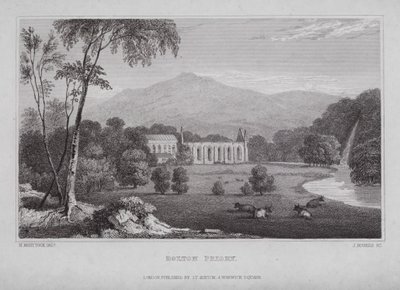 Prieuré de Bolton - Nathaniel (after) Whittock