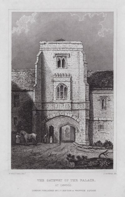 La Porte du Palais, à Cawood - Nathaniel (after) Whittock