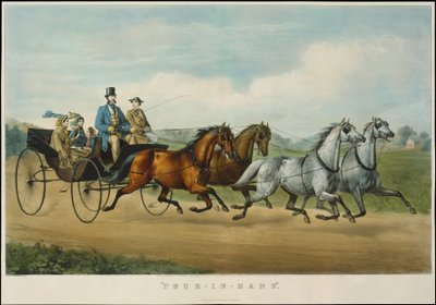 Four-in-Hand - Currier and Ives