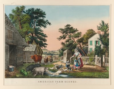 Scènes de ferme américaine. No.2 - Nathaniel Currier