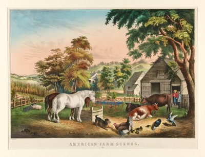 Scènes de ferme américaine. No. 3 - Nathaniel Currier