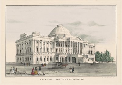 Capitole à Washington - Nathaniel Currier