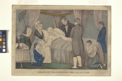 Mort de Washington - Nathaniel Currier