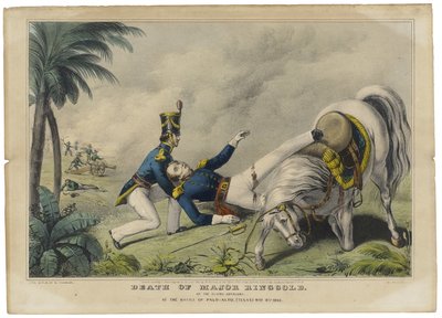 Mort du Major Ringgold - Nathaniel Currier