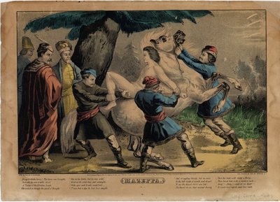 Mazeppa, planche une de quatre - Nathaniel Currier