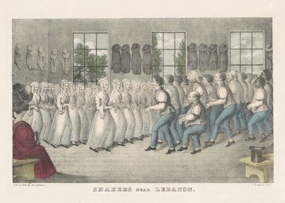 Shakers près de Lebanon - Nathaniel Currier