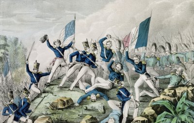 Assaut des hauteurs de Cerro Gordo, 1847 - Nathaniel Currier