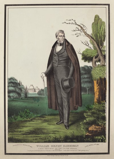 William Henry Harrison : Neuvième président des États-Unis - Nathaniel Currier