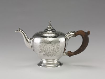 Théière, vers 1755-1760 (argent) - Nathaniel Hurd