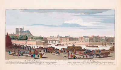 Vue du 18ème Siècle de Paris, France - Nathaniel Parr