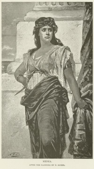 Médée (gravure) - Nathaniel Sichel