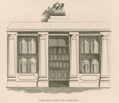 Pharmacie, Great Russell Street, Bloomsbury - Nathaniel Whittock