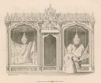 Conception de devanture pour entrepôt indien - Nathaniel Whittock