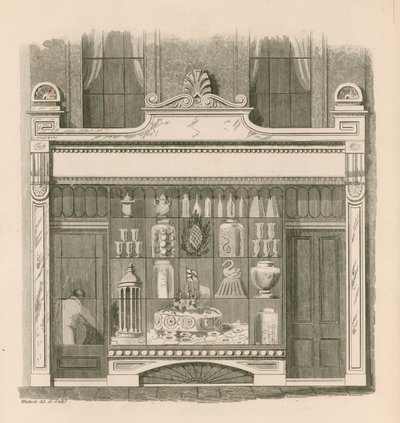 Conception de devanture de magasin dans le style italien - Nathaniel Whittock