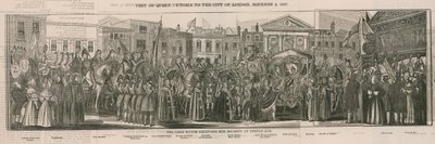 Le Lord Maire recevant Sa Majesté à Temple Bar - Nathaniel Whittock