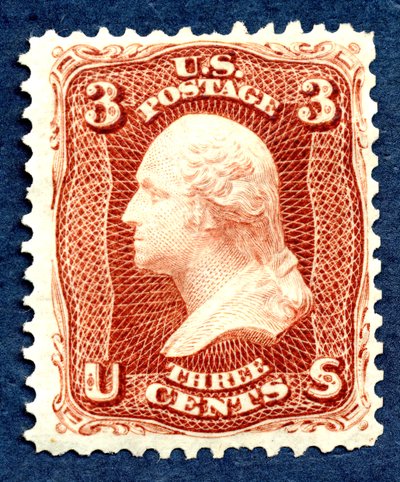 3c Washington réédition unique, 1875 - National Bank Note Company